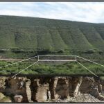 Fotografía facilitada por el Centro Nacional francés de Investigaciones Científicas (CNRS) del yacimiento de fósiles del Mesozoico
