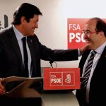 Javier Fernández y Miquel Iceta.