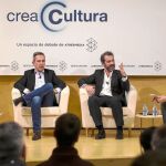 De izda. a drcha., Arturo Monedero, Yann Fourneau, José María Moreno y Vicente Vallés