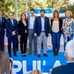 El presidente de la Comunidad, Fernando López Miras, ayer en Molina de Segura durante la clausura de la Convención, Hacia una gran Región gracias al empleo. LA RAZÓN