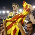 José Tomás en una de las tardes de toros de la Monumental