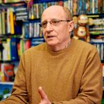 Ángel Hernández compareció ayer para reclamar que se legisle sobre la eutanasia por las personas que están en la misma situación que estaba su mujer / Efe