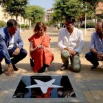 Verónica Forqué protagonizó el acto de inauguración de su estrella de mar en el Paseo de la Fama de Islantilla/ Foto: EP
