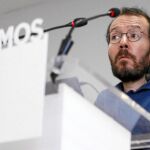 El secretario de Organización de Podemos, Pablo Echenique.