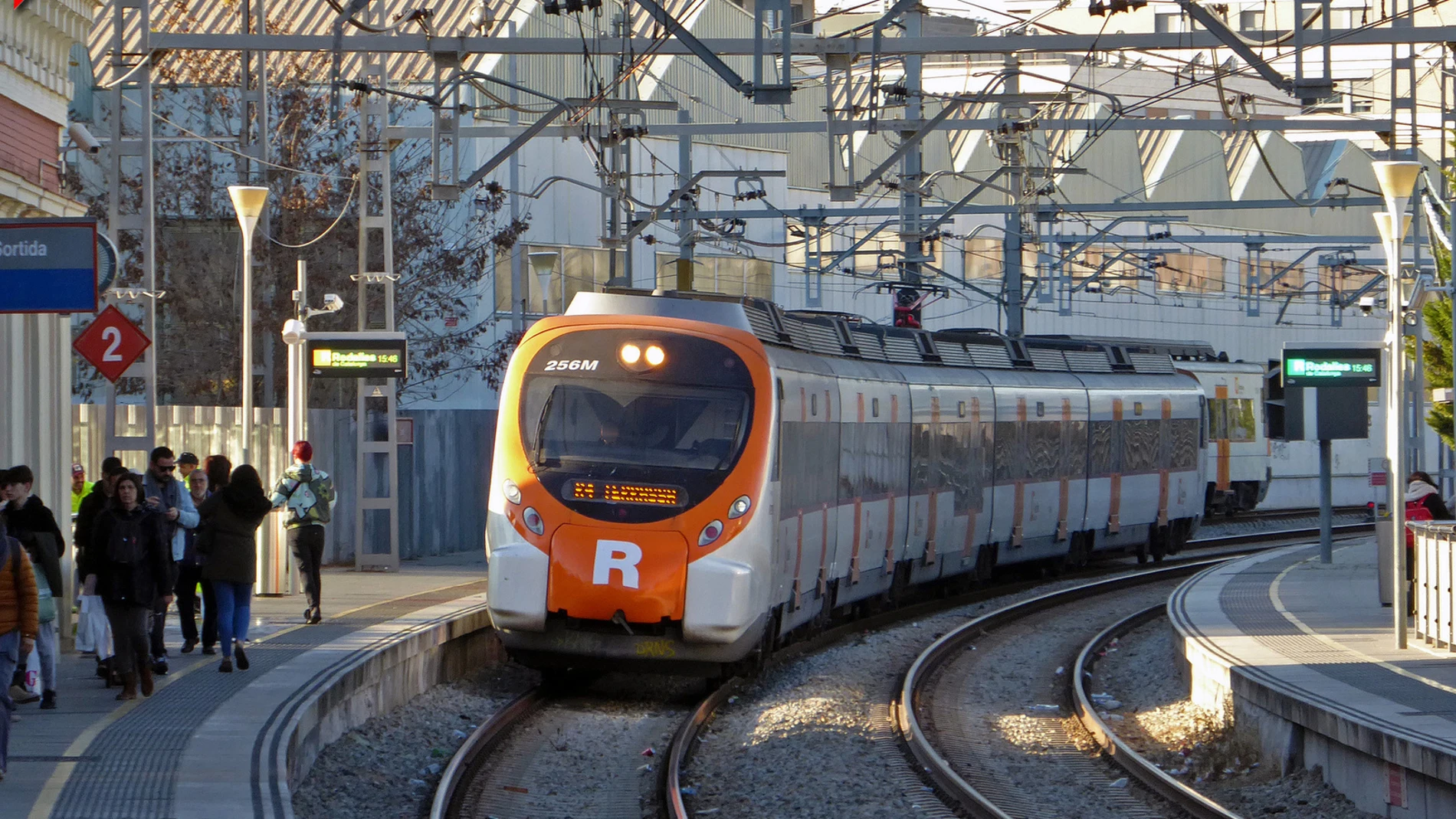 Uno de los trenes de Rodalies de Barcelona.