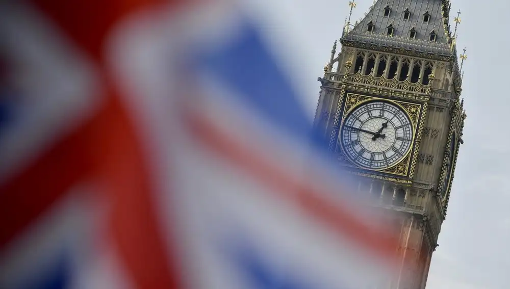 Vista del Big Ben en Londres, Reino Unido
