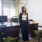 María Núñez Bolaños en su despacho en el juzgado de instrucción 6 de Sevilla.