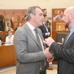 Raúl Labarga y Víctor Alonso, en el I Congreso de Agencias de Viaje de la Comunidad