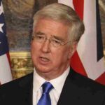 El ministro británico de Defensa, Michael Fallon, ayer en Londres.