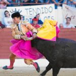 Momento de la cornada mortal que recibió Iván Fandiño en la plaza francesa de Aire Sur L’Adour/ Foto: Jennifer Harispe