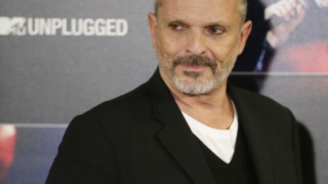 El cantante Miguel Bosé