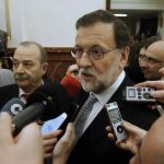 El presidente del Gobierno en funciones, Mariano Rajoy