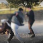 Una de las peleas compartidas por los menores en redes sociales