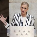 Cristina Cifuentes, presidenta de la Comunidad de Madrid