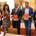 Puente, Redondo, Varma, Rodríguez y Miguel en la presentación de la iniciativa