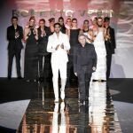 El diseñador gallego, en su último desfile