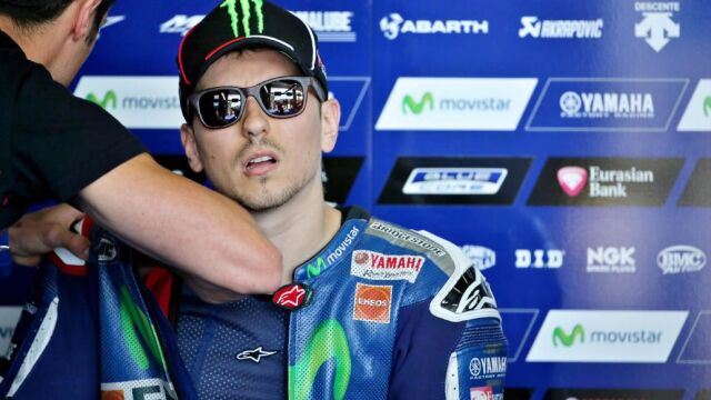 El piloto español de MotoGP Jorge Lorenzo, Yamaha-Movistar