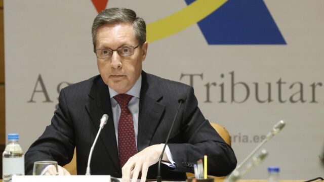 El director general de la Agencia Tributaria, Santiago Menéndez, ha presentado hoy el Plan de Control Tributario 2017 de la AEAT.