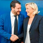 Los líderes de la ultraderecha italiana, Matteo Salvini, y francesa, Marine Le Pen / Ap