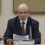 El fiscal general del Estado, José Manuel Maza, ante la Comisión de Justicia del Congreso de los Diputados