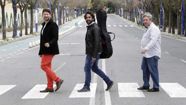 En el centro, Daniel Casares, en una imagen de archivo