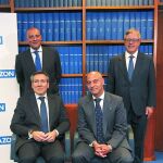 Arriba, de izquierda a derecha, Óscar Herencia (Metlife) y Javier García (Helvetia Seguros). Abajo, Francesc Rabassa (Ca Life Insurance Experts) y Fernando Gálvez (AXA España)