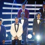El once ideal: De Gea, Alves, Ramos, Varane, Marcelo, Kanté, Modric, Hazard, Mbappé, Messi y Cristiano, aunque los dos últimos no fueron a la gala / Efe