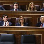 Los diputados del PP en el Pleno del Congreso