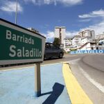 Vista de la barriada de El Saladillo, en Algeciras (Cádiz), donde residió el yihadista detenido en el tren que viajaba de Amsterdam a Francia.