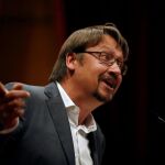 El hsta hoy líder de Catalunya en Comú-Podem, Xavier Domènech. EFE/Alberto Estévez