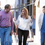 La presidenta andaluza viajó el viernes a Mataró (Barcelona) para tratar de arañar votos entre los socialistas catalanes