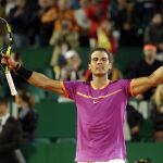 Nadal tras vencer al argentino Diego Schwartzman