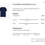 El comparador de tallas de Zara
