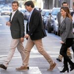 Albert Rivera y Juan Marín, camino de la nueva sede regional de Ciudadanos