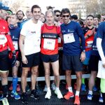 Antón, con Arbeloa y Raúl