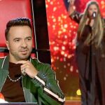 Luis Fonsi, uno de los «coaches» de «La voz», en una de las emisiones de las audiciones a ciegas