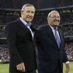Kopa, junto a Francisco Gento