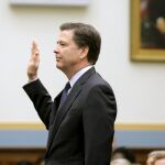 El director del FBI, durante su comparecencia