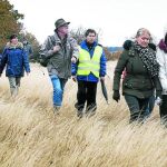 Cientos de personas han participado en la Marcha de Atapuerca, que este año ha conmemorado la declaración de los yacimientos como Patrimonio de la Humanidad