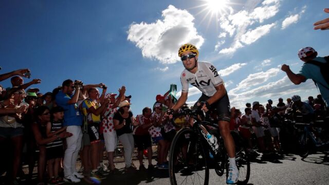 El ciclista Mikel Landa