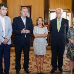 Juan Martínez Majo, Antonio Silván, Ana del Ser, José Luis Concepción y Carmen Llombar, en León