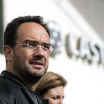 El portavoz del PSOE en el Congreso, Antonio Hernando, ayer en Castellón