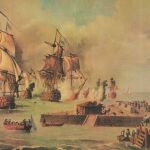 Imagen de la batalla de Cartagena de Indias, en la que participó Blas de Lezo