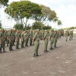 Soldados de las Fuerzas Armadas de Guyana