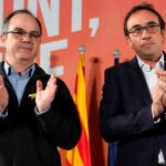 Los exconsellers Jordi Turull y Josep Rull. EFE/Toni Albir