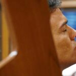 Sánchez, en el Congreso, el viernes, cuando no logró los apoyos en segunda votación
