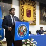 El jefe del Ejecutivo regional, Fernando López Miras, presidió ayer el acto de apertura oficial del curso escolar 2018-2019