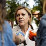 La secretaria general del PP, María Dolores de Cospedal
