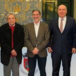 Pérez Alencart, Antonuio Salvado, Correia, Rodrigues y Enrique Cabero, en el Ayuntamiento de Castelo Branco