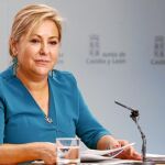 La vicepresidenta de la Junta, Rosa Valdeón, explica los acuerdos aprobados en el Consejo de Gobierno